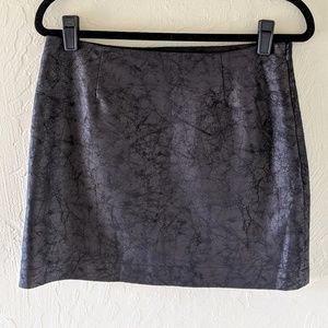 Jack by BB Dakota Suede Mini Skirt